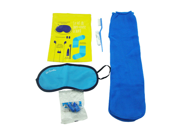 Original Airline Amenity Kits / Five Contents Pack In Fresco Bag Travel Set