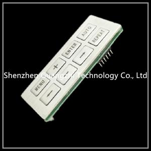 Quality Customized Membrane Switch Keypad , Mfg Pet Embossing Silicone Rubber Keypad wholesale