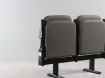Folding Fabric Beam Mounted Stadium VIP Chair With Armrest