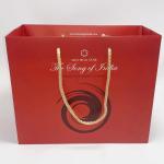 Personalized Recycled Gift Bags Boutique Card Paper Gift Bags With PP Handle