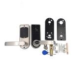 Brushed Electroplated Zinc Alloy Half-Auto Touchscreen Smart Hotel Door Lock