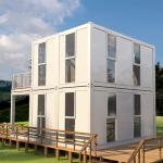 Galvanized Steel Frame Detachable Container Houses for Prefabricated Accommodati