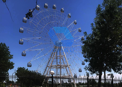 Airconditioner Cabin Gondola Ferris Wheel / 65m Giant Observation Wheel