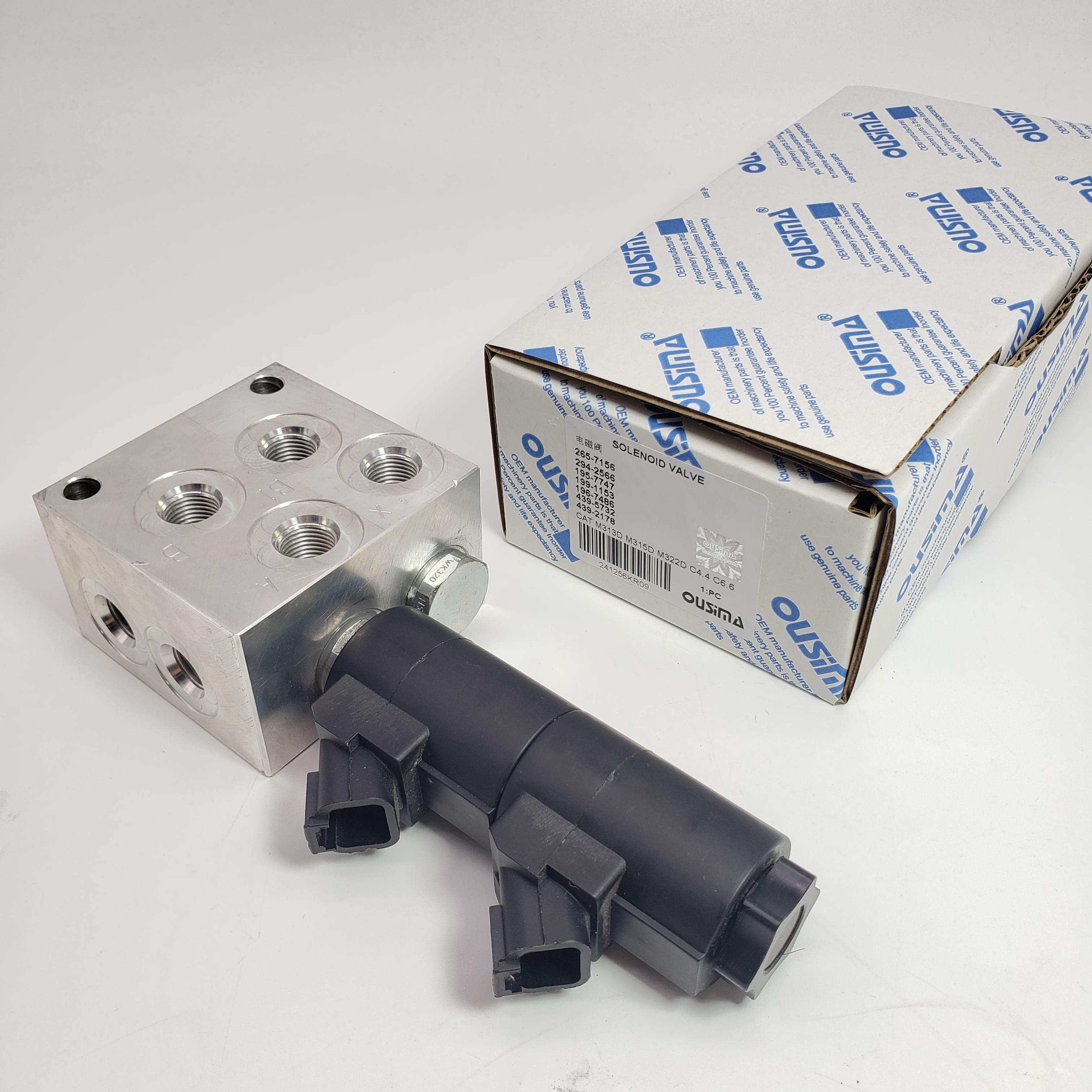 Solenoid Valve 265-7156 294-2566 195-7747 199-1153 196-7486 439-5732 439-2178 For CAT M313D M322D