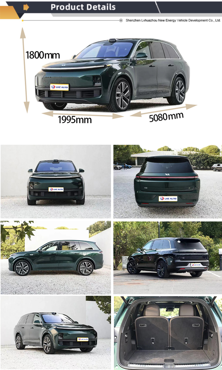Home Luxury SUV 2024 Li L8 Large SUV with Plug in Hybrid and Euro VI Emission Standard