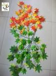 UVG garden ornament orange artificial maple leaves for holiday living outdoor