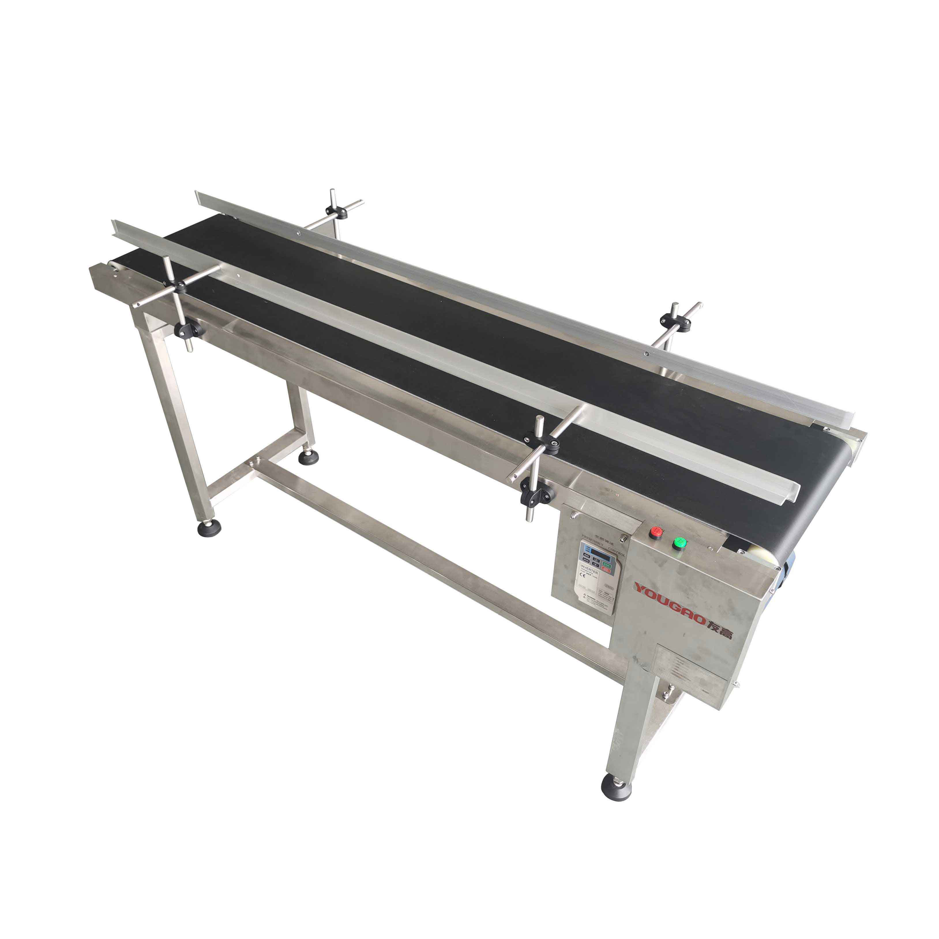 200W Semi Automatic Belt Inkjet Printer Coding Conveyor with inverter