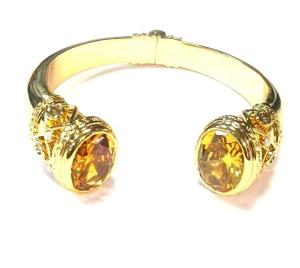 Quality CZ Stone Bracelet 18K Gold Tennis Bracelet Cubic Zirconia ECO Copper And Brass Bangle wholesale