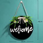 Europe Wooden Circular Wall Decoration