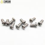 Stainless steel 304 stainless steel round head screw pan head cross machine