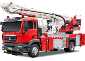 Quality Sinotruk SITRAK 32m Rescue Aerial Platform Fire Fighting Truck wholesale
