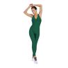 Buy cheap Green Skinny One Piece Yoga Jumpsuit Quick Dry Yoga Outfit Sets from wholesalers