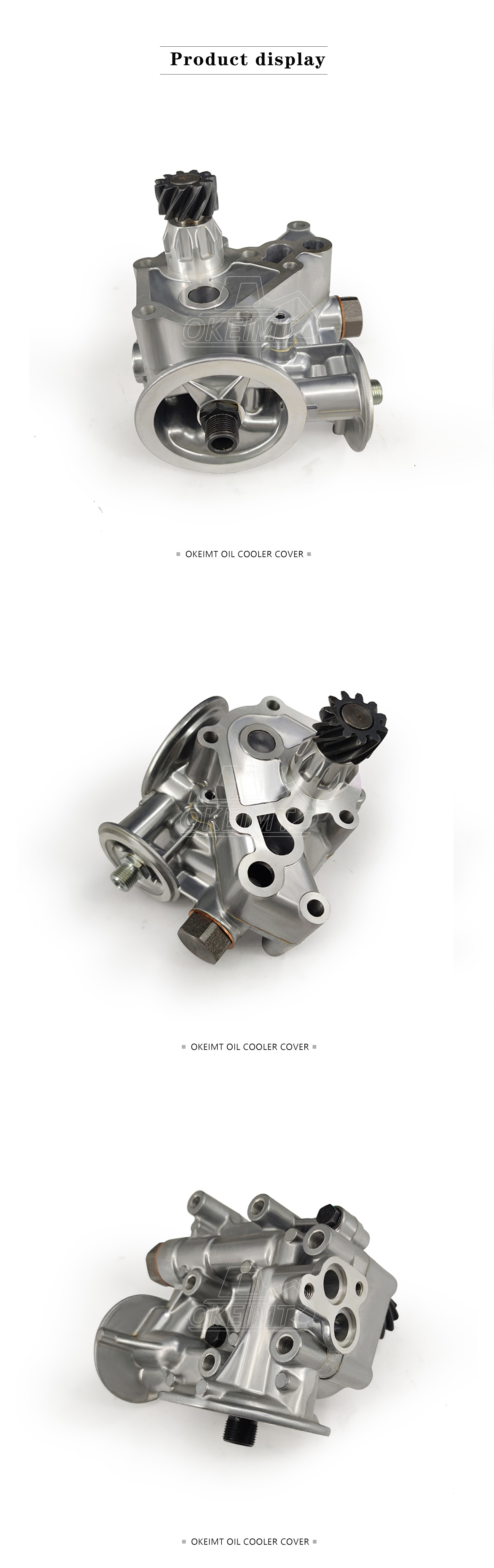 ME014603 Komatsu Excavator Oil Pump HD450 Mitsubishi Oil Pump