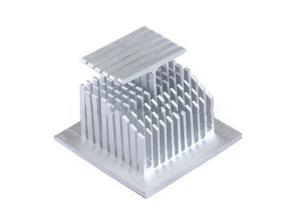 Quality Anodized Clear Extruded Aluminum Heatsink Silver 6063 for Industry wholesale
