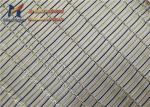 Sound Insulation Glass Wire Mesh Dividers SS304 Silver