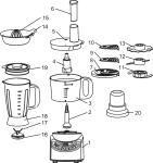 1000W FP401 Food Processor