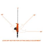 6.5KG Lightweight Long Reach Electric Hedge Trimmer Cutters Telescopic Hedge