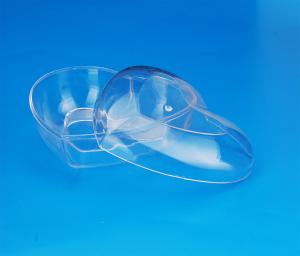 Quality Heart Shape Plastic Airtight Storage Jars Transparent Color High Durability wholesale