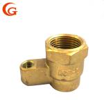 Hexagonal Brass Water Pipe Fittings , 45D Flared Pipe Fittings