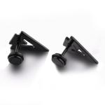 New arrival fashion double triangular design korea stud earrings
