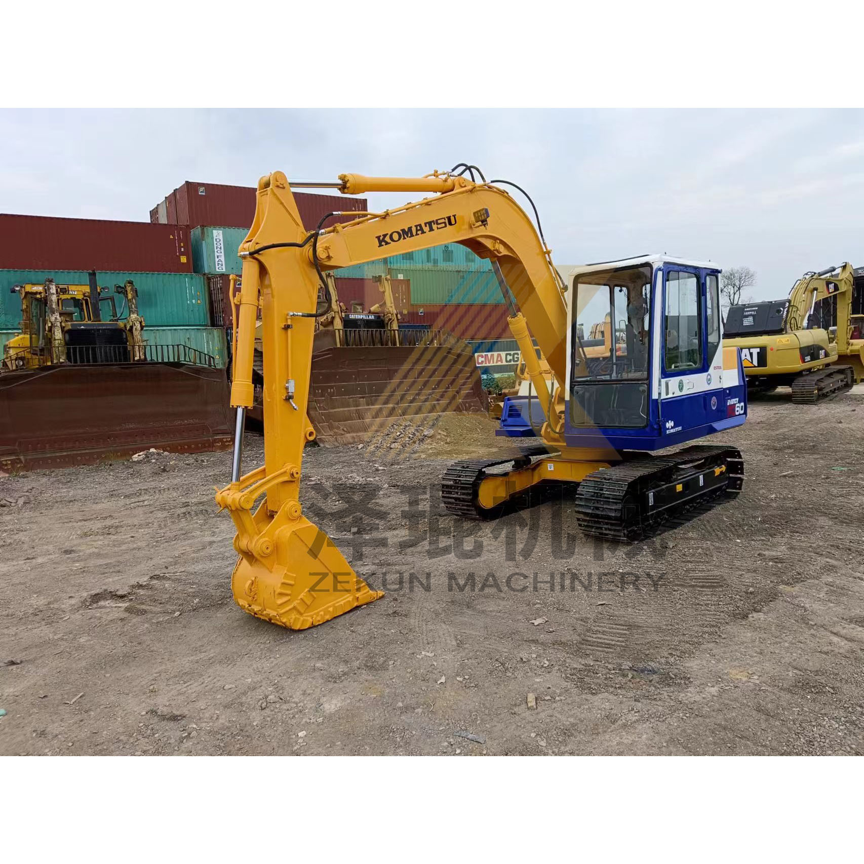 Used Komatsu PC60-7 Mini Excavator 6T Operating Weight 0.32m3 Bucket