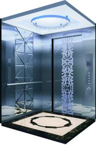 Quality VVVF Control Microcomputer Passenger Lift 1000mm*1000mm Cabin Size wholesale