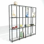 Black 20AF Retail Display Aluminum Structural Frame
