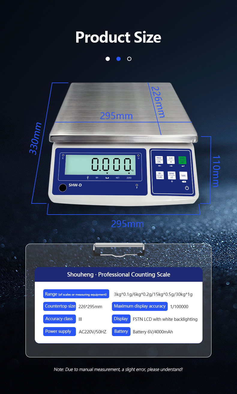 ABS 30KG Customizable LCD Display Precision Industrial Weighing Scale Platforms by SOHE WD