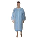 wholesale polyethylene lab coat disposable Plastic Visitor coat/Pe Lab Coat