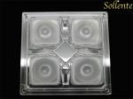 SMD5050 30 Degree Led Street Light Lens With Waterproof Gasket