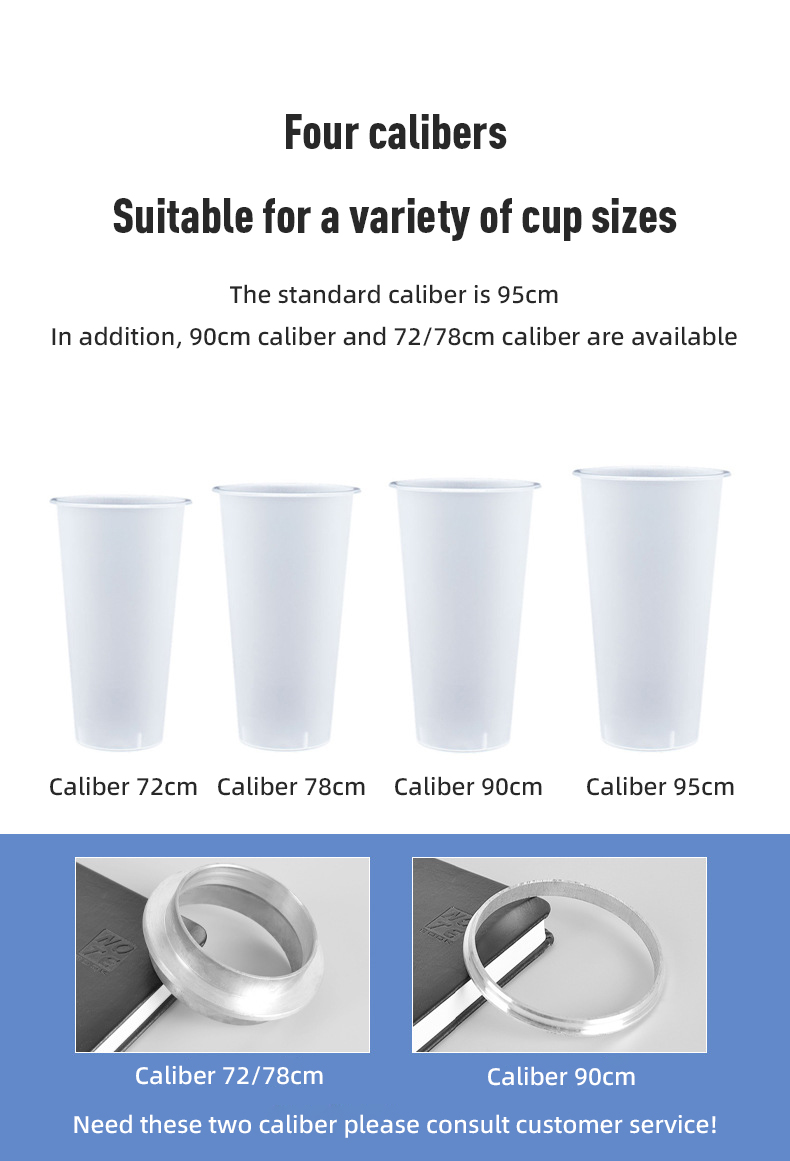 High Cost Performance Milk Tea Cup Sealer Machine with Adjustable Settings 8 KG Capacity