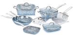 durable granite coating casserole fry pan sauce pan cookware set