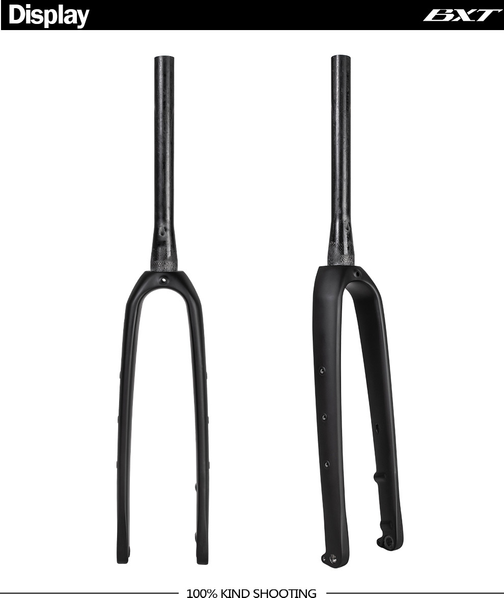 700C Gravel Road Bike Carbo Fork External Internal Cable Bicycle Forks