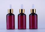50ml PET Custom Cosmetic Bottles Essential Oil Packaging With Dropper