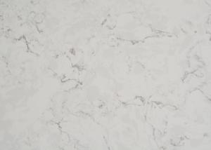 Quality High Hardness White Quartz Kitchen Countertops Polished Environment Friendly wholesale