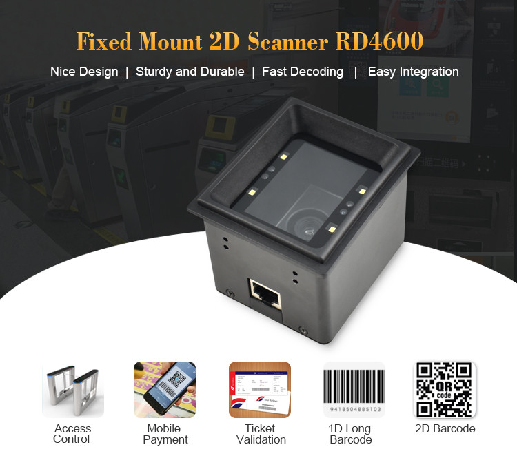 Data Matrix PDF417 Raspberry Pi Qr Code Reader RS232 USB Interface