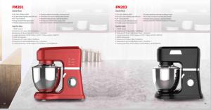 Quality Rotary switch Bowl-lift design stainless steel Skid-resistant feet Stand Mixer FM-201 wholesale