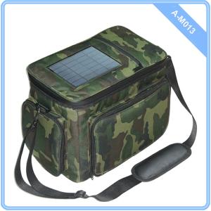 Quality A-M013 Fashion Outdoor SOLAR camo cooler bag Thermos cooler bag Party bag wholesale