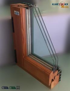 Quality High grade Three layers glass Aluminium Window Profiles in apartment building wholesale