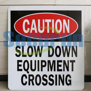 Quality Aluminum Safety CAUTION Slow Down Sign wholesale