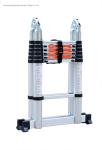 SGS Collapsible 4.4m Aluminum Telescopic Extension Ladder
