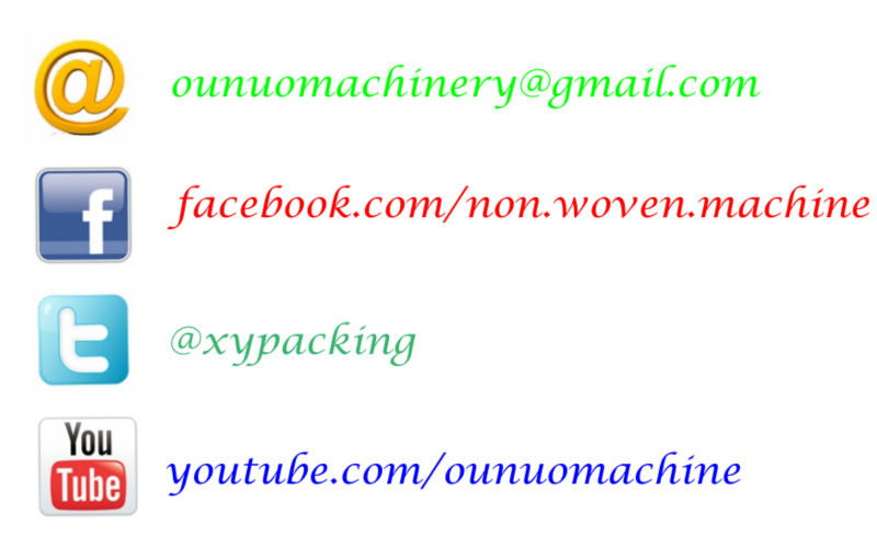 ONL-XC700 Model Latest full automatic non woven bag making machine with handle price