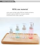 100 ML PETG Plastic Bottles / Empty Lotion Bottle For Cosmetic Packaging