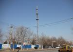 5 - 100m Telecom Steel Tower Inside Ladder With 3 Platforms , ISO Certificate