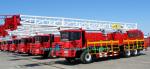 Red Pile Drilling Machine Water Well Drilling Truck ZJ10 / 900CZ 1000m Drilling
