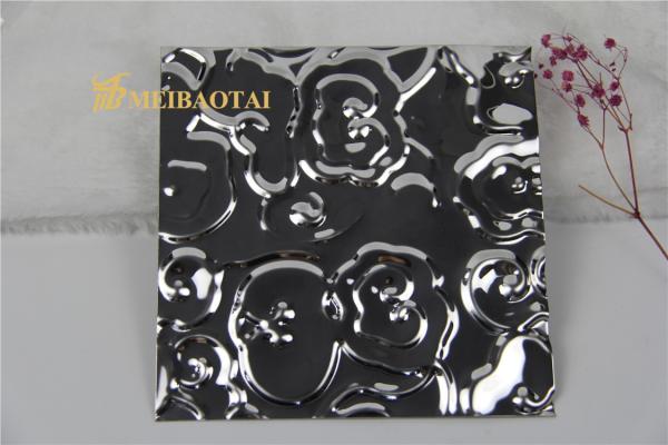 Stamped Embossed Stainless Steel Sheet For Walls 40 Elongness