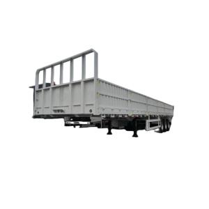Quality Cargo Semi Trailer 13 Ton 3 Axle Mechanical Suspension Semi Trailer With Side Wall wholesale