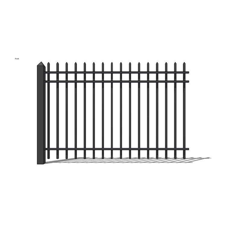 Heavy Duty 8 Ft Wrought Iron Fence Panels Home Garden
