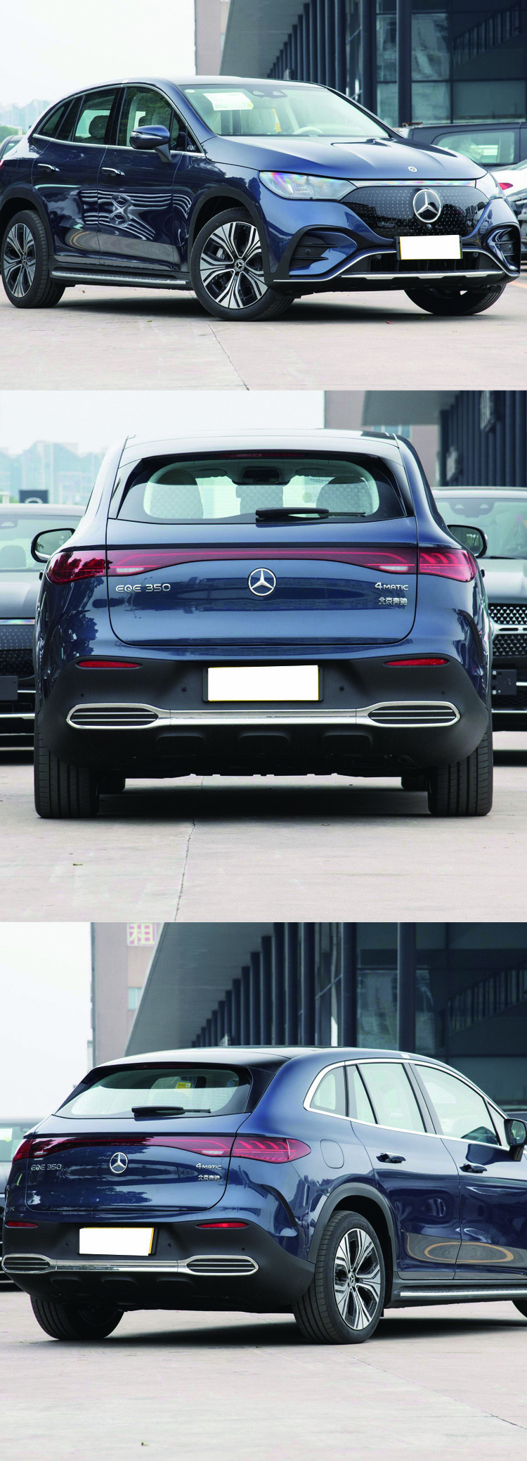 2024 Pure Mercedes Benz EQE 350 Electric SUV Black Color Electric Vehicle
