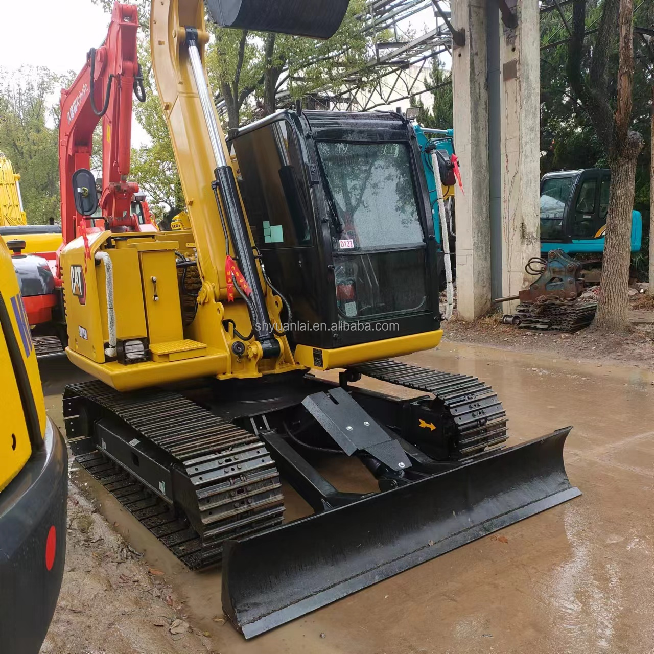 Mini Used CAT 307D Excavator Hydraulic Crawler Small Caterpillar Excavator 7Ton Good Condition Construction Cheap Digger